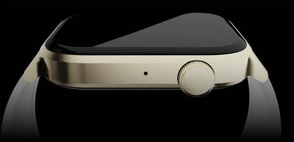 Kiano Watch GO smartklocka herr damklocka rosa guld med polsk meny