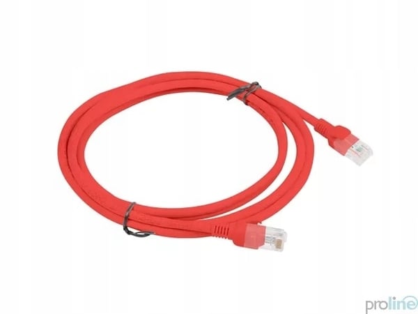 Lanberg UTP cat.6 patchkabel 0,25 m rød