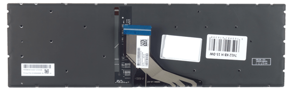 HP 15-DA 15-DB 15-DW tastatur med sølvfarve og LED QWERTY US-layout