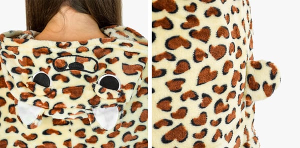 Onesie Kigurumi -pyjama-asu - Leopard Onesie Kigurumi -pyjamaasu - Leopard