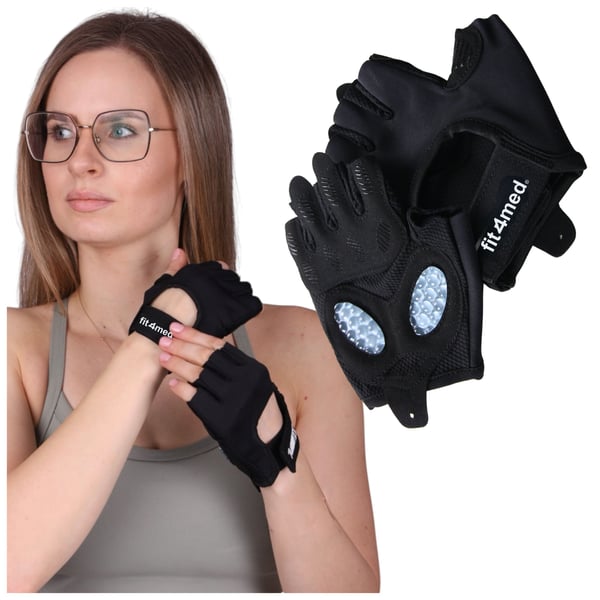 Unisex-nahkaiset kynsittömät pyöräilyhanskat kuntosaleille