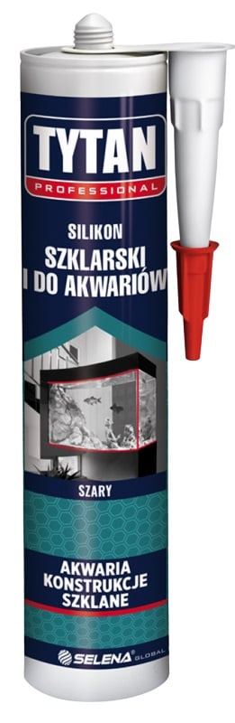 TYTAN GLAS OG AKVARIUM SILIKONE 280ML FARVELØS - SIL Z TY BEZ