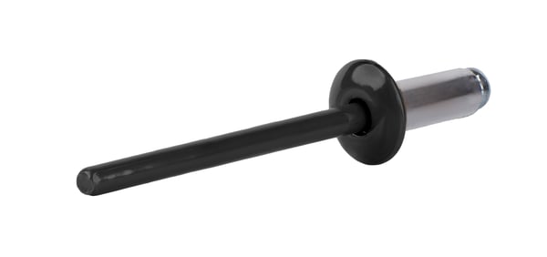 Åbne aluminiumnitter 4,8x10mm RAL 9005