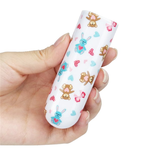 Lovetoy mini-vibraattori karhuhierontalaitteella