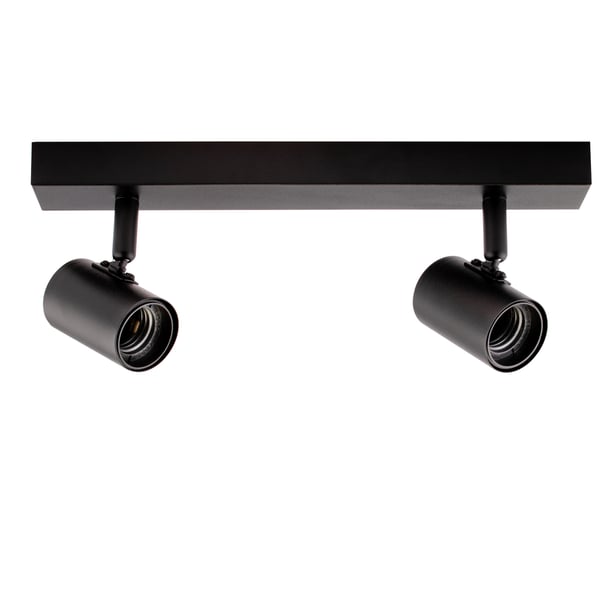 Loftlampe SPOT TUBA Reflektor Halogenarmatur 2x E27 GLAS LUMILED