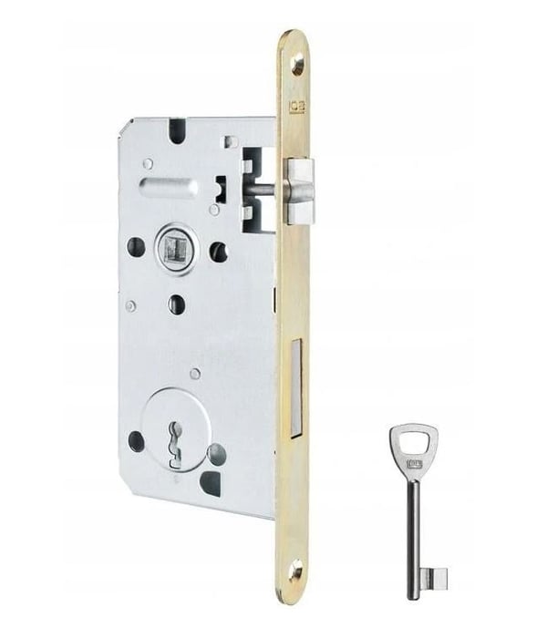 LOB-MORTISLÅS 60 MM NYCKELLÅST - MP ZW 60K5 L