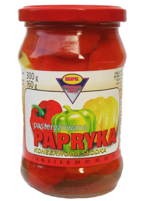 Danpol säilöidyt paprikat 320g