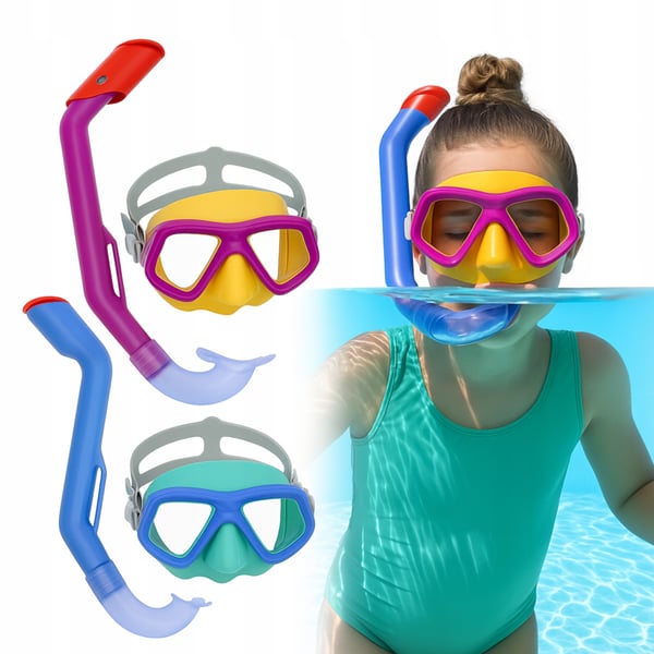 Bestway Dykkersæt - Maske med snorkel og svømmebriller