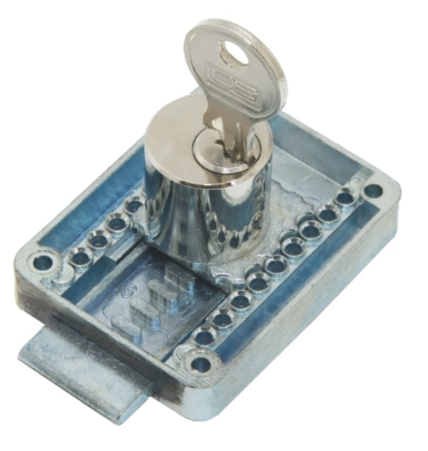 NIKKEL MØBELLÅS ZMB-3 - MP ZM-3