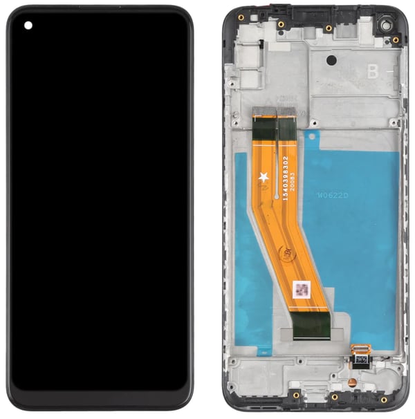 Original LCD-skærm til Samsung Galaxy SM-M115F M11 IPS Ramme 159,5mm