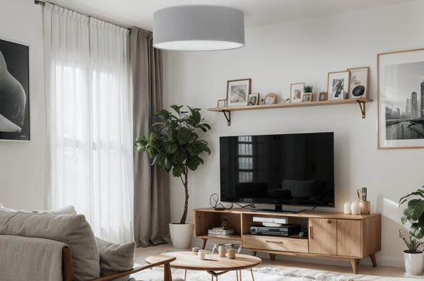 GAJA PLEXI TAKLAMPA GRÅ 50CM E27