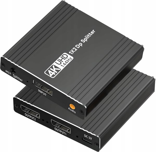 SPLITTER DISPLAYPORT 1X2 SPLITTER SPLITTER 4K 240HZ 144HZ