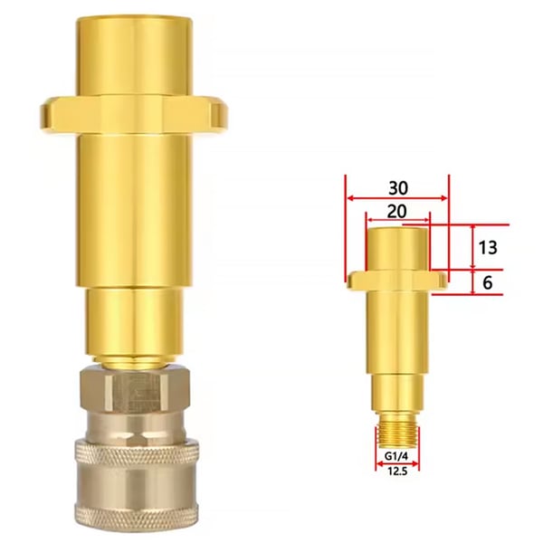 Adapter til Kärcher QC højtryksrenser til hurtigkobling (QC) 1/4"