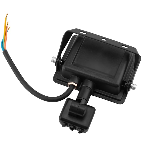 LED-strålkastare ZUNA2 20W 1800lm 4000K IP44 svart med rörelsesensor LUMILED