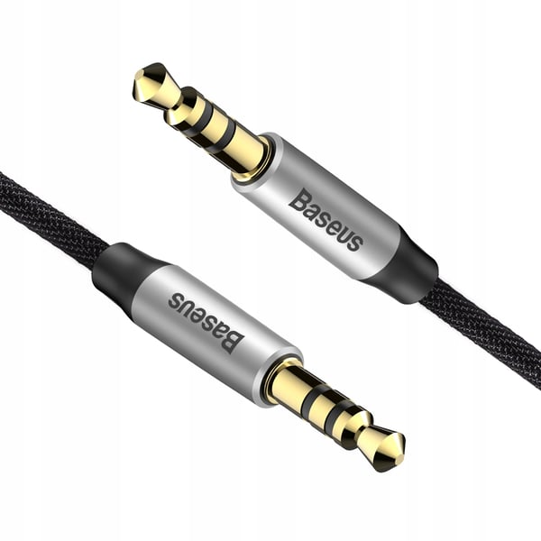 Baseus CAM30-BS1 100cm AUX lydkabel stik - jackstik 3,5 mm stereo