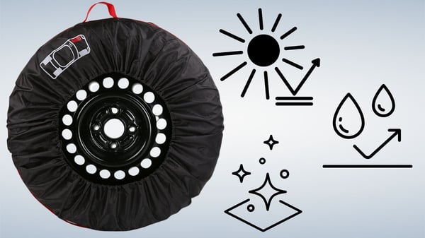 Vedenpitävät pyöränkapselit renkaille 13-18'' 4 kpl