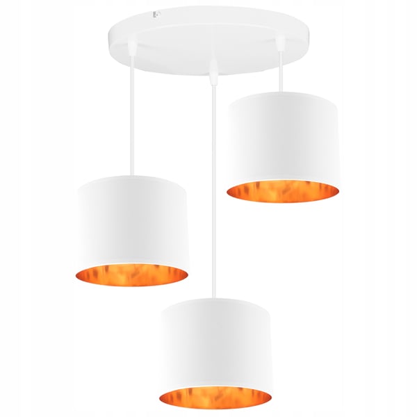 LOFTSLAMPE MED GYLDET LED-SKÆRM