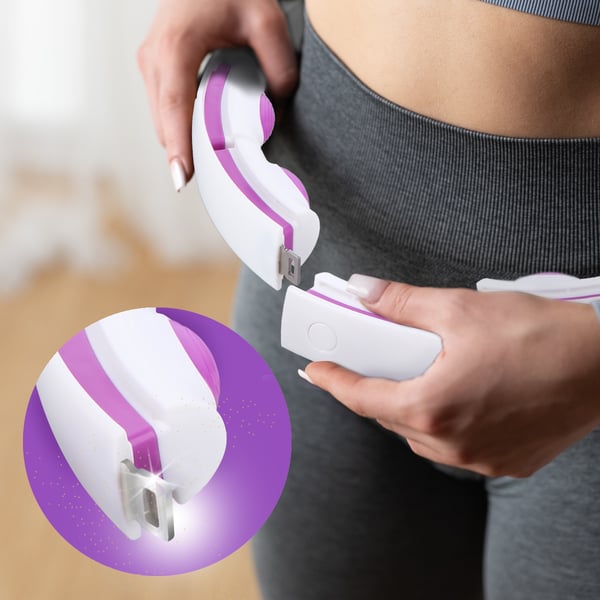 HHM17 HULA HOP valkoinen/violetti magneeteilla ja painolla ja laskuri HMS