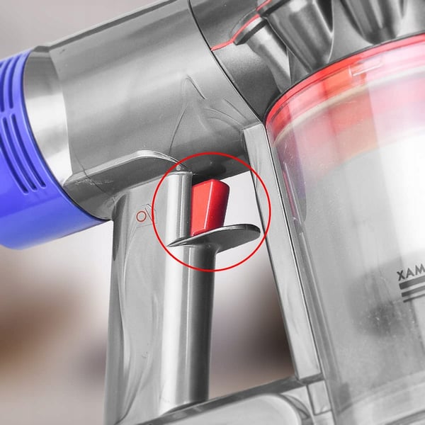 PowerFix Trigger V-Red - Forstærket triggerknap til Dyson støvsuger | V10 | V11 | SV12 | SV14 | Rød | Med Torx-skruetrækker