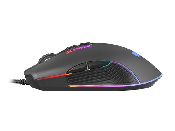 Fury Scrapper Trådbunden Optisk Gamingmus 6400 DPI Svart RGB
