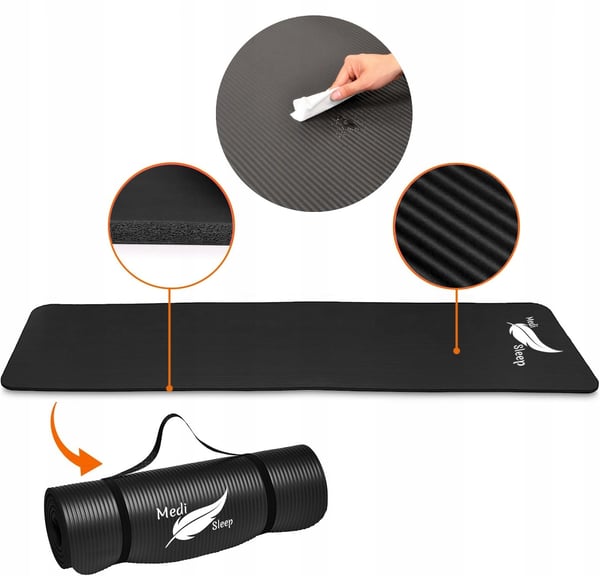 Paksu jumppamatto voimisteluun ja joogaan, vaahtomuovimatto kuntosaleille