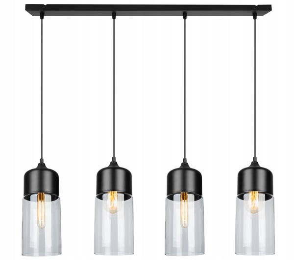 HÆNGENDE LOFTSLAMPE, GLASPLAFON, LED-LAMPE