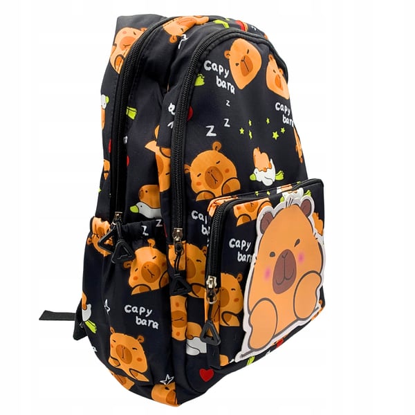 Kapibara reppu koulu matka tilava kapibara