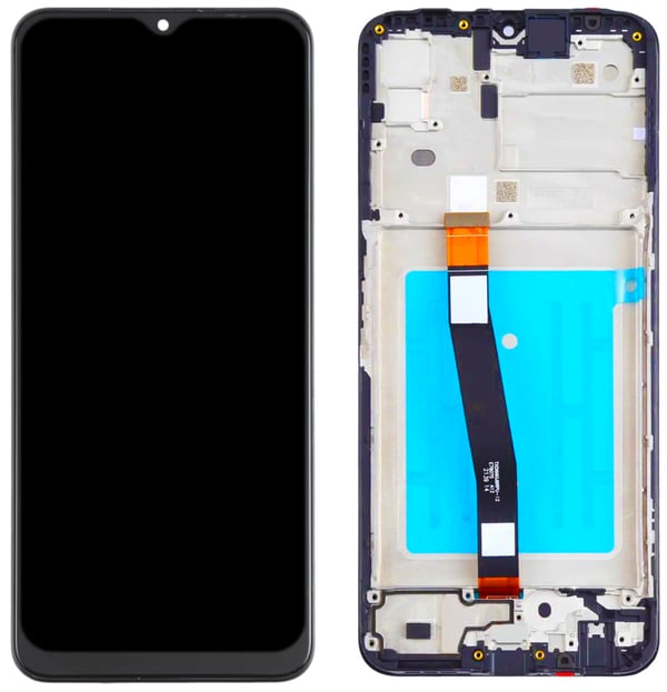 Alkuperäinen LCD-näyttö + Kosketusnäyttö Samsung SM-A226 Galaxy A22 5G (IPS) Mustakehys