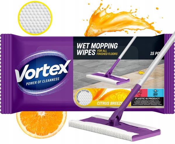 Vortex golfrengöringsdukar 15 st citrusbrisa