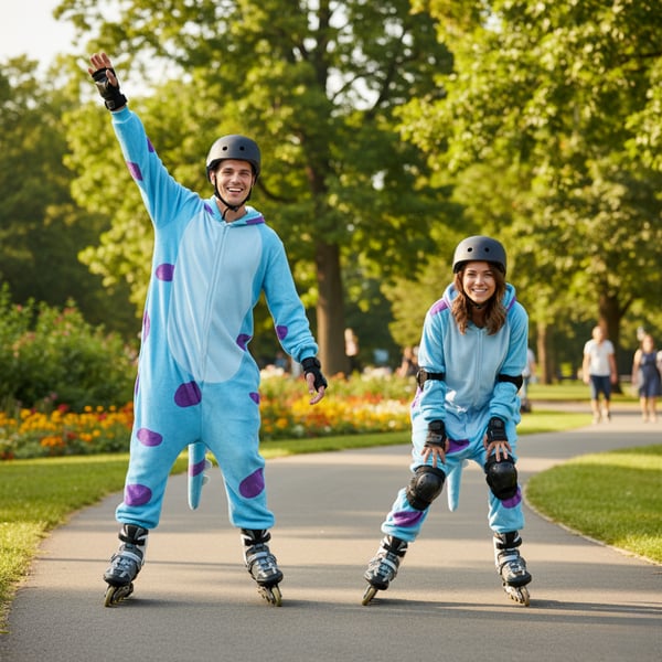 Sulley Monsters Inc. Kigurumi-asu - XL