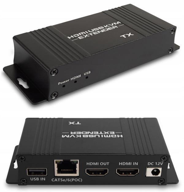 JATKOJOHDAIN HDMI LAN KVM USB RJ45 60M ETHERNET LOPOUT