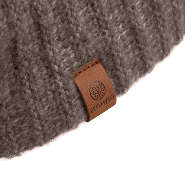 BOD-BK-04 dubbelskiktat pannband för kvinnor brun vinter