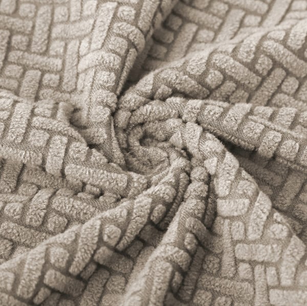 Sædebetræk 40x40cm grå BEIGE elastisk jacquard [60-Z1-SZB]
