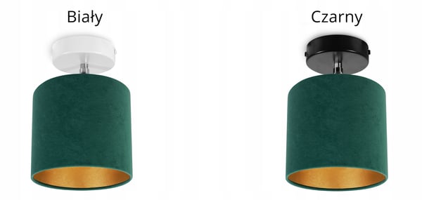Lofthængende lampe, væglampe, gylden fløjl