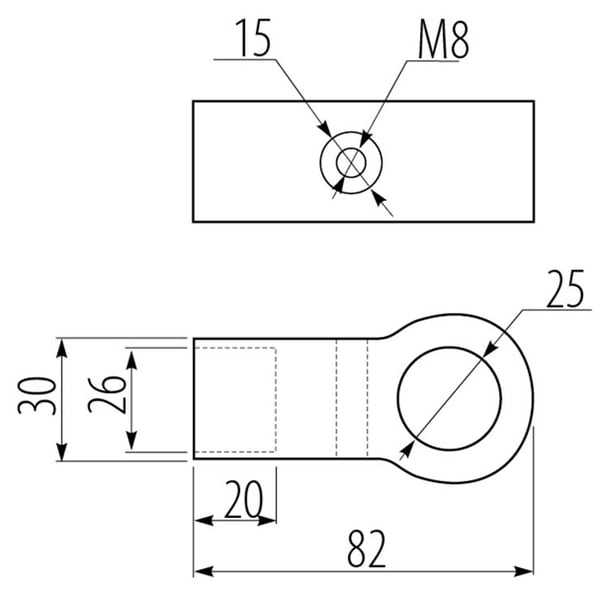 RAKA DUBBELARMADE KOPPLINGAR - V-MRTH005001