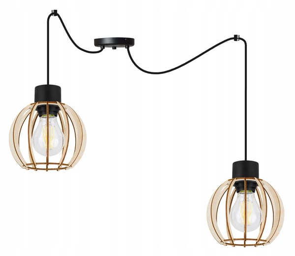 MODERNI PUINEN LED-KATTOVALAISIN