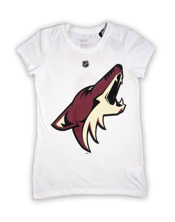 Valkoinen Reebok Arizona Coyotes Hanzal L T-paita