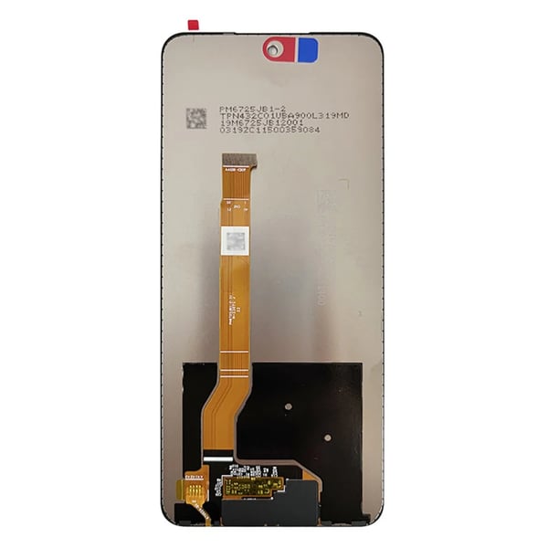 Realme C55 RMX3710 LCD-skærm og berøringsskærm sort