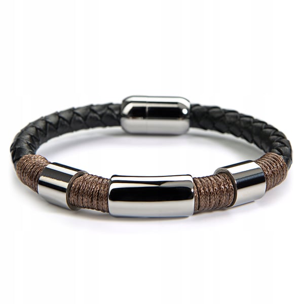BBPL-06-BRAZ-R2 herrarmband magnetiskt