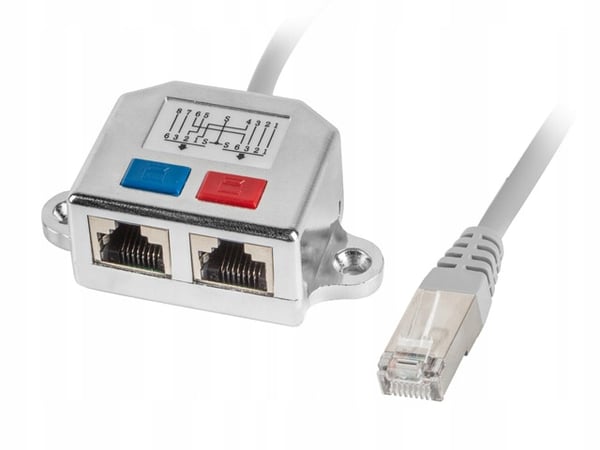 Lanberg RJ-45 til 2xRJ-45 FTP LAN splitterkabel (2 enheder på 1 kabel)
