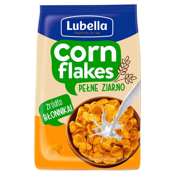 Lubella Corn Flakes täysjyväcornflakes 500 g