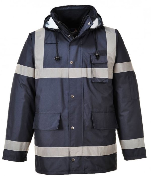 REGNJAKKE S433 MARINEBLÅ STØRRELSE XXL - KUR S433GXXL