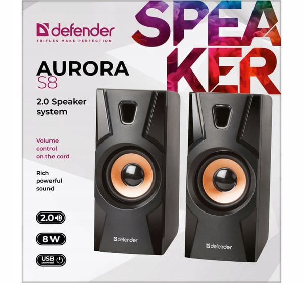 Defender Aurora S8 2.0 8W USB-högtalare