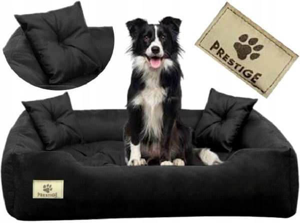 hundeseng kennel PRESTIGE 145x115 cm vandtæt sort