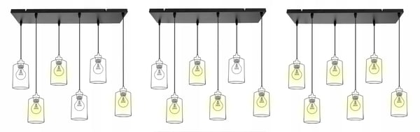 Hængende lampe, loftslysekrone, træ, LED lampeskærm
