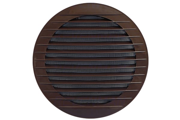 RUND GRILL MED NET 150 MM BRUN - WD-007-0310