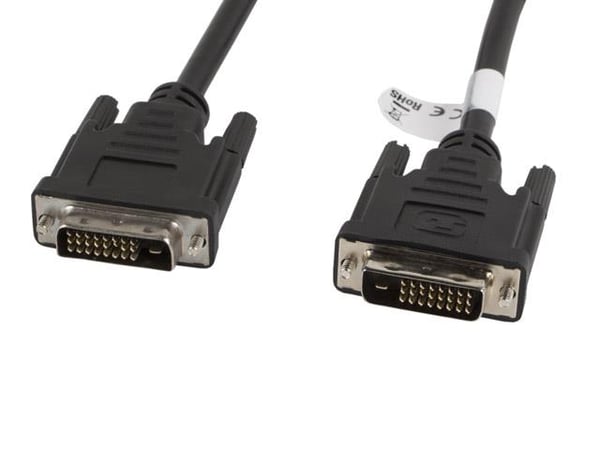 Lanberg DVI-D (24+1) M/M 3m musta DVI-kaapeli