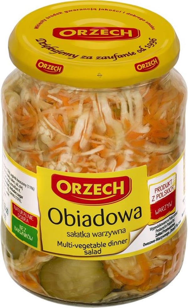 Pähkinäkasvissalaatti 860g