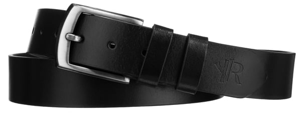 Herrbälte i läder RV-27-95-SPL-1987 Svart