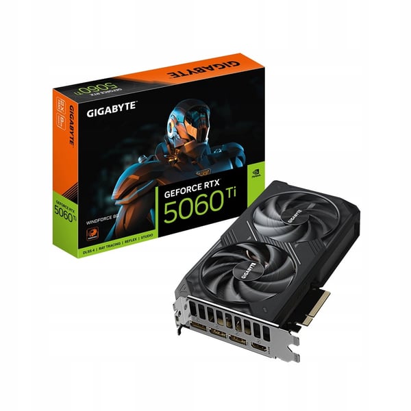 Gigabyte RTX 5060 Ti WINDFORCE 8GB näytönohjain